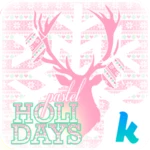 pastel holidays kika keyboard android application logo